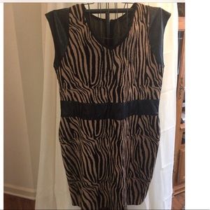 Ashley Stewart 26W Dress Animal Print